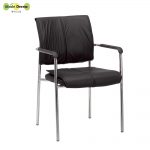 [MH] 에어컴체어 블랙/브라운 고정형 chair