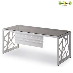 [MH] 시그리트 유리책상 (가림판있음) 강화유리8T glass DESK