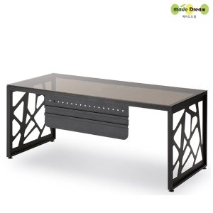 [MH] 시그리트 유리책상 (가림판있음) 강화유리8T glass DESK