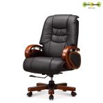[MH] HMD가죽콤비 중역의자 조립필요없는 chair