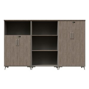 [MPP] 화이트오크 3단 장식장 LMC-300 302 313 오픈장 하문장 올문장 사무용 사무실 중역용 장식장