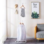 MDH1031 스텐트 행거 철제 드레스룸 옷걸이 2단 조립식 시스템 헹거 원룸 이동식 옷장