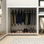 스마일랙 (깊이_D600) 낮은 행거 앵글 철제 선반 경량 중량 ㄱ자 무볼트 드레스룸