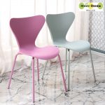 [MR] 버드의자 검정 흰색 회색 노랑 연두 분홍 chair