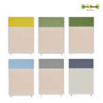 [MN] 45T PVC 비스포크 파티션 (H1500) 투톤자석 고급원단 사무실 사무용 칸막이 Partitions