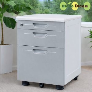 [MD] S라인 그레이 이동서랍 서랍장 책상서랍 사무실 이동식 데스크 사무용서랍장