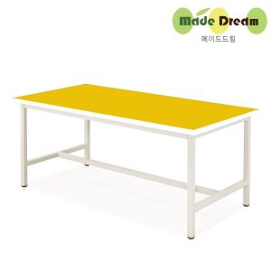 [MD] 레인보우 고정테이블 1800x900 N233 옐로우 노랑 비비드 옐로우 따듯한