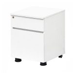 [MRP] 2단 스마트 이동서랍 전체잠금 볼레일 사무실 사무용 책상 서랍장