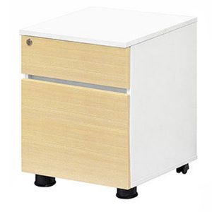 [MRP] 2단 스마트 이동서랍 전체잠금 볼레일 사무실 사무용 책상 서랍장